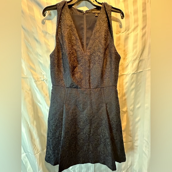 Banana Republic Dresses & Skirts - Banana Republic V-Neck Sleeveless Navy Blue Tapestry Dress